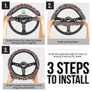 Pattern Pokemon Rock Car Steering Wheel Cover Nearkii