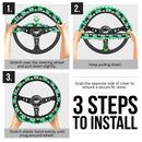My Hero Academia Izuku Midoriya Glove Anime Premium Custom Car Steering Wheel Cover Nearkii