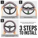 Cute Shinobu Kocho Chipi Demon Slayer Anime Car Steering Wheel Cover 1 Nearkii