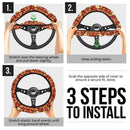 Pattern Pokemon Fire Car Steering Wheel Cover 6 Nearkii