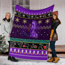 Black Panther Purple Christmas Blanket Amazing Gift Idea Nearkii