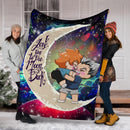 Bokuhina Love You To The Moon Galaxy Premium Blanket Nearkii