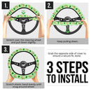 Pokemon Leafeon Eevee Evolution Car Steering Wheel Cover Nearkii