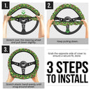 Grass Pokemon Car Steering Wheel Cover Nearkii