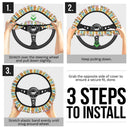 Eevee Pokemon Car Steering Wheel Cover Nearkii