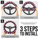 Rengoku Kyojuro Demon Slayer Anime Premium Custom Car Steering Wheel Cover 2 Nearkii