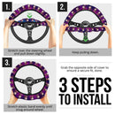 Kamado Nezuko Demon Slayer Anime Premium Custom Car Steering Wheel Cover 3 Nearkii