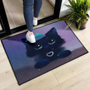 Cute Kitty Cat Digital Art Doormat Nearkii