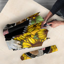 Lovely Beagle Sunflower Zipper Umbrella Nearkii