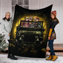 Demon Slayer Anime Funny Halloween Moonlight Premium Blanket Nearkii