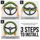Looney Tunes Marvin The Martian Raygun Premium Custom Car Steering Wheel Cover Nearkii