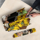 Sloth Cute Sunflower Zipper Umbrella Nearkii