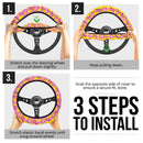 Pink Panther Premium Custom Car Steering Wheel Cover Nearkii