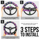 Pokemon Galaxy Leafon Eevee Evolution Car Steering Wheel Cover Nearkii