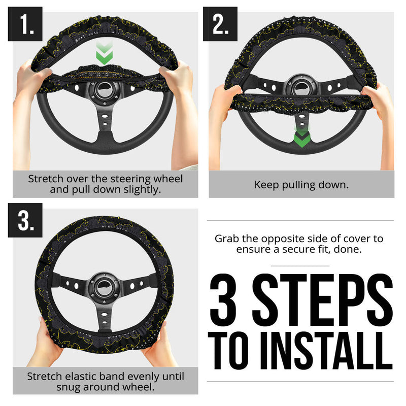 Batman Christmas Premium Custom Car Steering Wheel Cover Nearkii