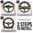 Pokemon Pattern Sun Moon Christmas Premium Custom Car Steering Wheel Cover Nearkii
