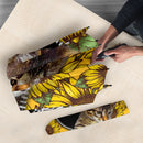 Cute Cat Sunflower Zipper Umbrella Nearkii
