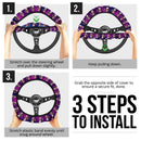 Kamado Nezuko Demon Slayer Anime Premium Custom Car Steering Wheel Cover 4 Nearkii