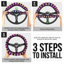 Rengoku Kyojuro Demon Slayer Anime Premium Custom Car Steering Wheel Cover 7 Nearkii