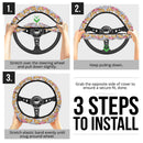 Bat Cute Kawaii Premium Car Steering Wheel Cover Nearkii