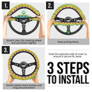 Pikachu 1 Pokemon Anime Custom Car Steering Wheel Cover Nearkii