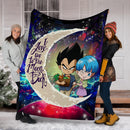 Vegeta And Bulma Dragon Ball Love You To The Moon Galaxy Blanket Nearkii