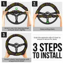 Star Wars Logo Emblem Premium Car Steering Wheel Cover Nearkii