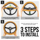 Agatsuma Zenitsu Demon Slayer Anime Car Steering Wheel Cover 8 Nearkii