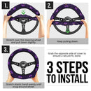 Shiny Pumpkaboo Dyed Pokemon Car Steering Wheel Cover Nearkii