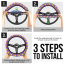 Gengar Pokemon Car Steering Wheel Cover Nearkii