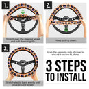 Jojo Bizarre Adventure Jotaro Kujo Star Platinum Anime Premium Custom Car Steering Wheel Cover Nearkii