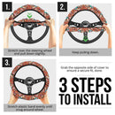 Pattern Pokemon Style Car Steering Wheel Cover Nearkii