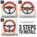 Pokemon Flareon Eevee Evolution Car Steering Wheel Cover Nearkii