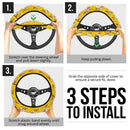 Agatsuma Zenitsu Pikachu Pokemon Car Steering Wheel Cover Nearkii