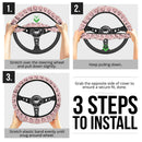 Chibi Anya Spy X Family Car Steering Wheel Cover Nearkii