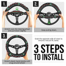 Rick And Morty Christmas Premium Custom Car Steering Wheel Cover No reviews Nearkii