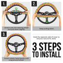 Charmander Pokemon Anime Custom Car Steering Wheel Cover Nearkii