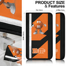 M&M's Candy Ice Cream Cones Chocolate Orange car seat belt covers Custom Car Accessories Nearkii