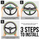 Glaceon Pokemon Anime Custom Car Steering Wheel Cover Nearkii