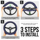 American Star Premium Car Steering Wheel Cover Nearkii