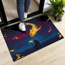 Cat Fish Catch The Moon Doormat Nearkii