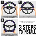 Ghost Style Pokemon Car Steering Wheel Cover Nearkii