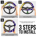My Hero Academia All Might Car Steering Wheel Cover Nearkii