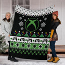 Xbox Ugly Christmas Custom Blanket Home Decor Nearkii