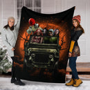 Pennywise And Friends Halloween Moonlight Premium Blanket Nearkii