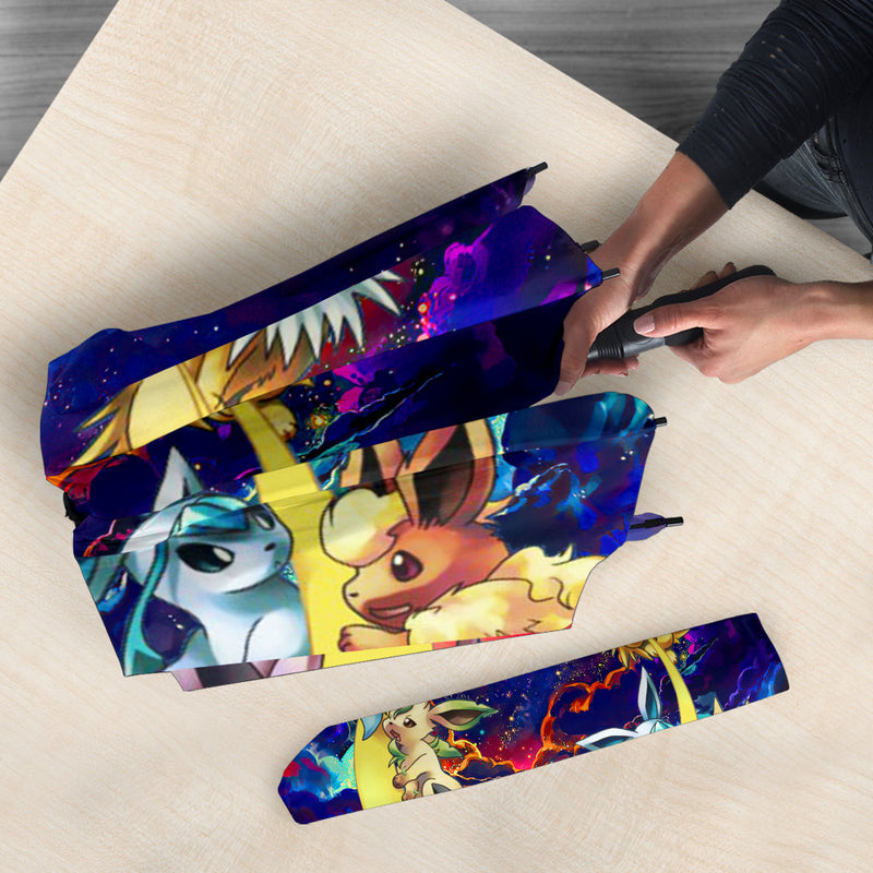Eevee Evolution Pokemon Family Love You To The Moon Galaxy Umbrella Nearkii