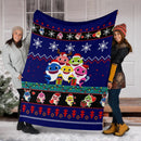 Baby Shark Christmas Blanket Amazing Gift Idea Nearkii
