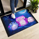 Owl Cute Night Doormat Nearkii