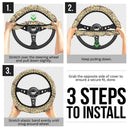 Demon Slayer Anime Car Steering Wheel Cover 1 Nearkii