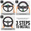 Rayquaza Pokemon Anime Custom Car Steering Wheel Cover Nearkii